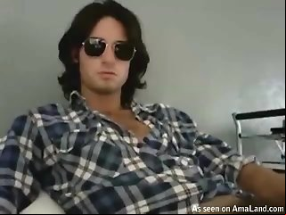 Sexy Guy Strokes His Cock In A Sexy Clip